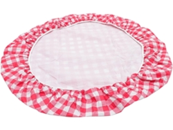 Mantel Redondo De Lino Y Pvc, Impermeable Lavable, Fácil Limpiar, Ideal Para Comidas Familiares O