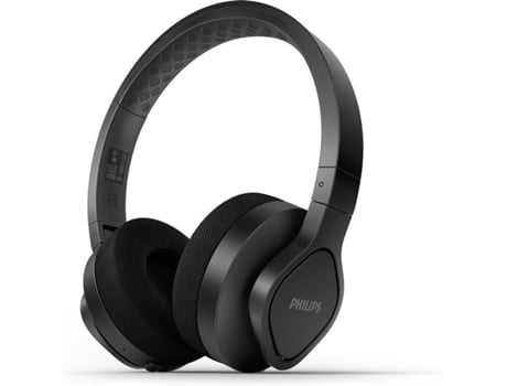 Auriculares Bluetooth PHILIPS Taa4216Bk (On Ear - Micrófono - Negro)