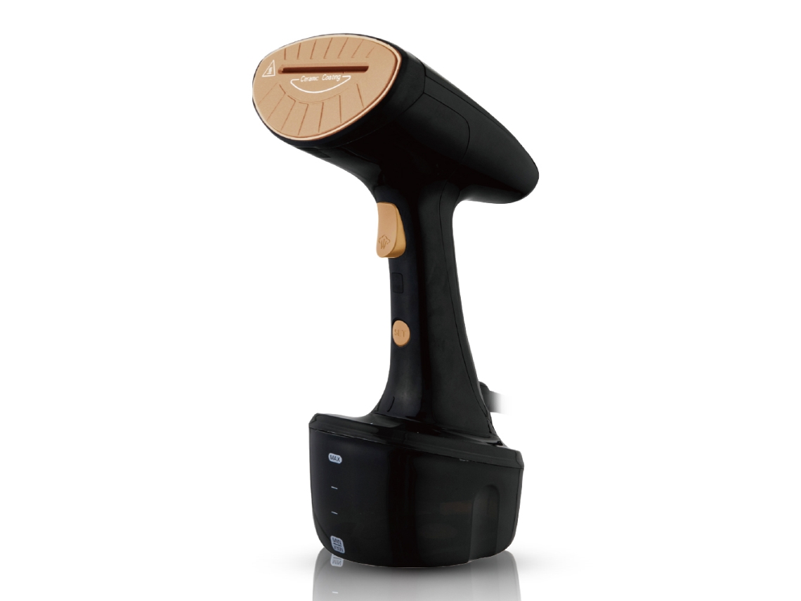 Vaporizador De Ropa Chrui Portátil De 1600 W Con Depósito De Agua De 200 Ml (negro)