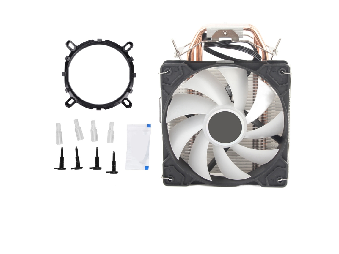 Cpu Fan Desktop Mute Tower Cpu Cooler Four Copper Tube Rgb Pc Heatsink