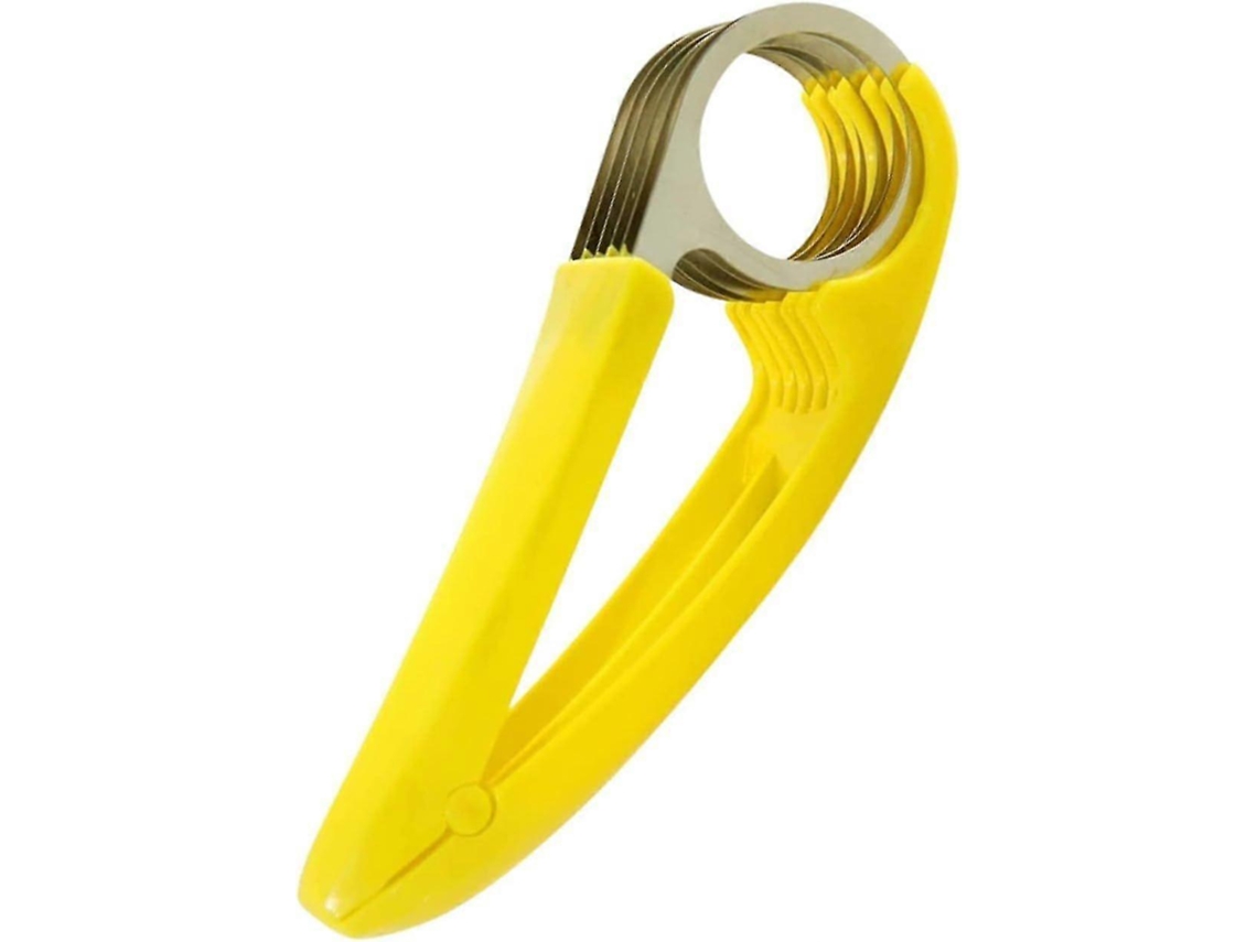 Cortador de plátanos - Tijeras de acero ABS para frutas, pimientos, ensaladas y utensilios de cocina.