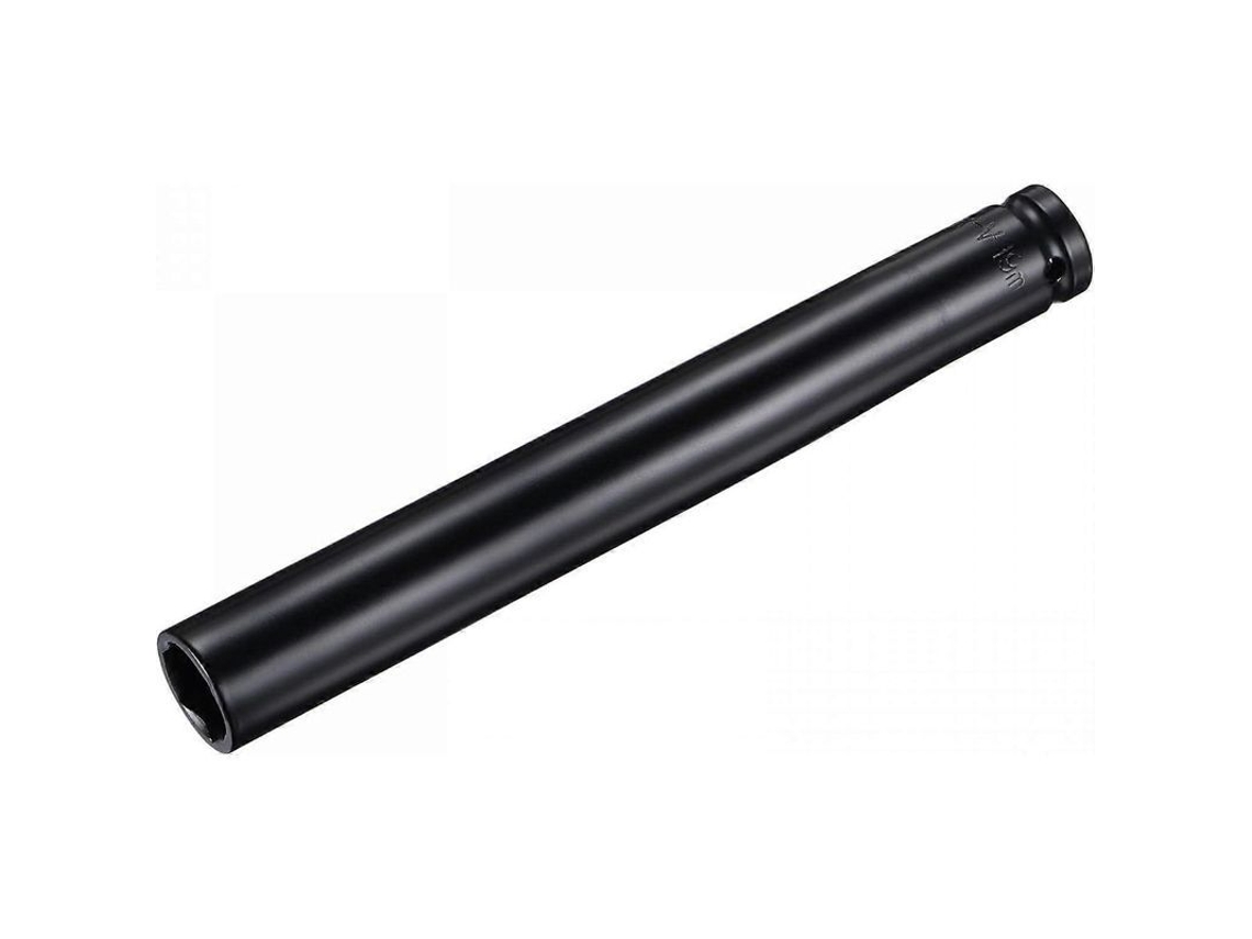 Vaso De Impacto Profundo De 1/2" X 19 Mm, Acero Cr-v Tratado Térmicamente, 6" De Longitud, Métrico De 6 Puntas.