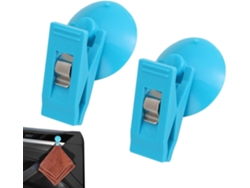 Pinza Clips Coche 2 De Ventosa Para Ventanas