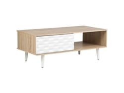 Mesa auxiliar BELIANI Swansea de Tablero de partículas Madera clara 60x120x46