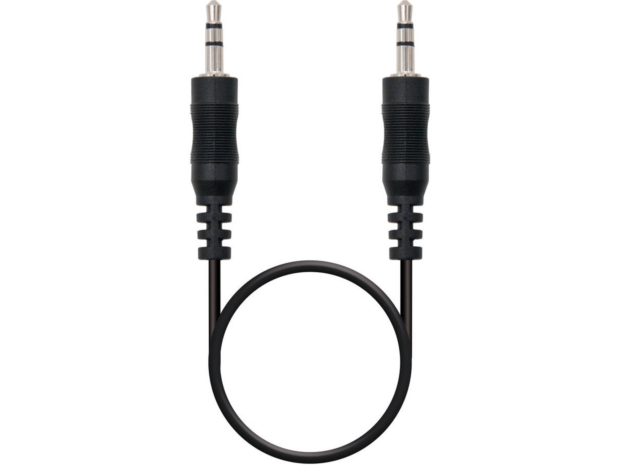 Cable de Audio NANOCable de Audio(15 cm - Negro)