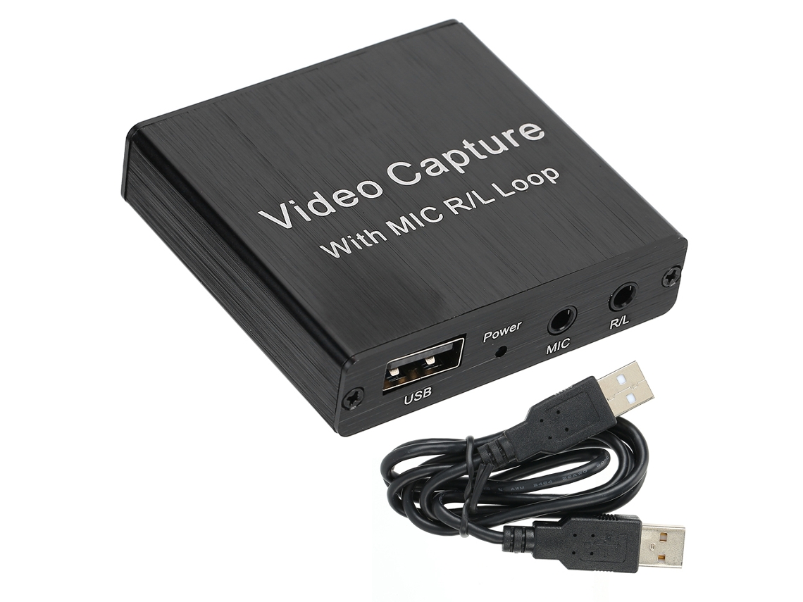 Tarjeta De Captura De Vídeo Usb Hdmi 4k De Alta Definición Para Grabación Obs Y Transmisión En Directo Con Micrófono.