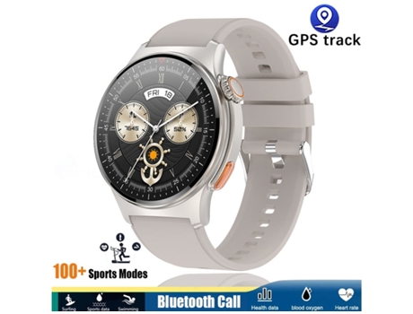 Smartwach QW49 (Android e IOS - dourado)
