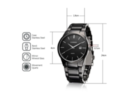 Reloj Analógico Vintage De Acero Inoxidable Para Hombre De Curren