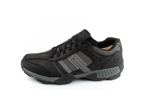 Zapatillas de Hombre SKECHERS Nan Piel Negro (44)