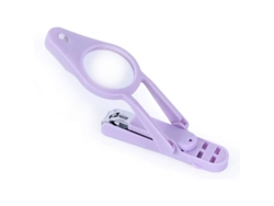 Tijeras De Uñas Plegables Portátiles Antisalpicaduras Con Lupa Y Luz Led: Prácticas Y Multifuncionales Para Uso Doméstico.