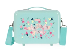 Neceser Abs Roll Road Queen Of Hearts Turquesa (21x29x15cm - 9l)