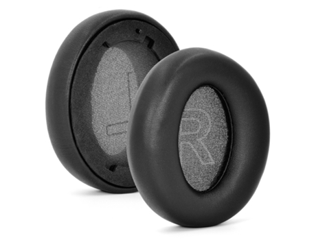 Substituição de protetores de ouvido de couro proteico para Anker Soundcore Life Q20/Q20 BT Negro