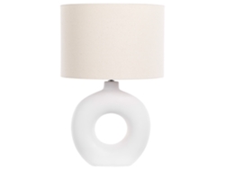 Lámpara de mesa BELIANI Venta de Cerámica Blanco 38x38x58