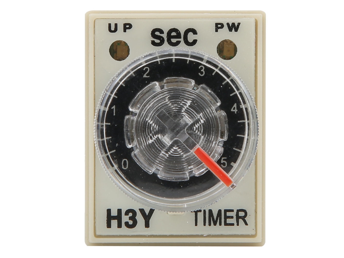 Relé De Retardo De Tiempo H3y-2 De 8 Puntos, Retardo De Marcación De 0 A 5 S, 5 A, 220 Vca Para Múltiples Usos.