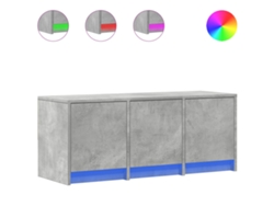 Maison Exclusive - Mueble De Tv Led Madera Ingeniería Gris Hormigón 97x34x40 Cm