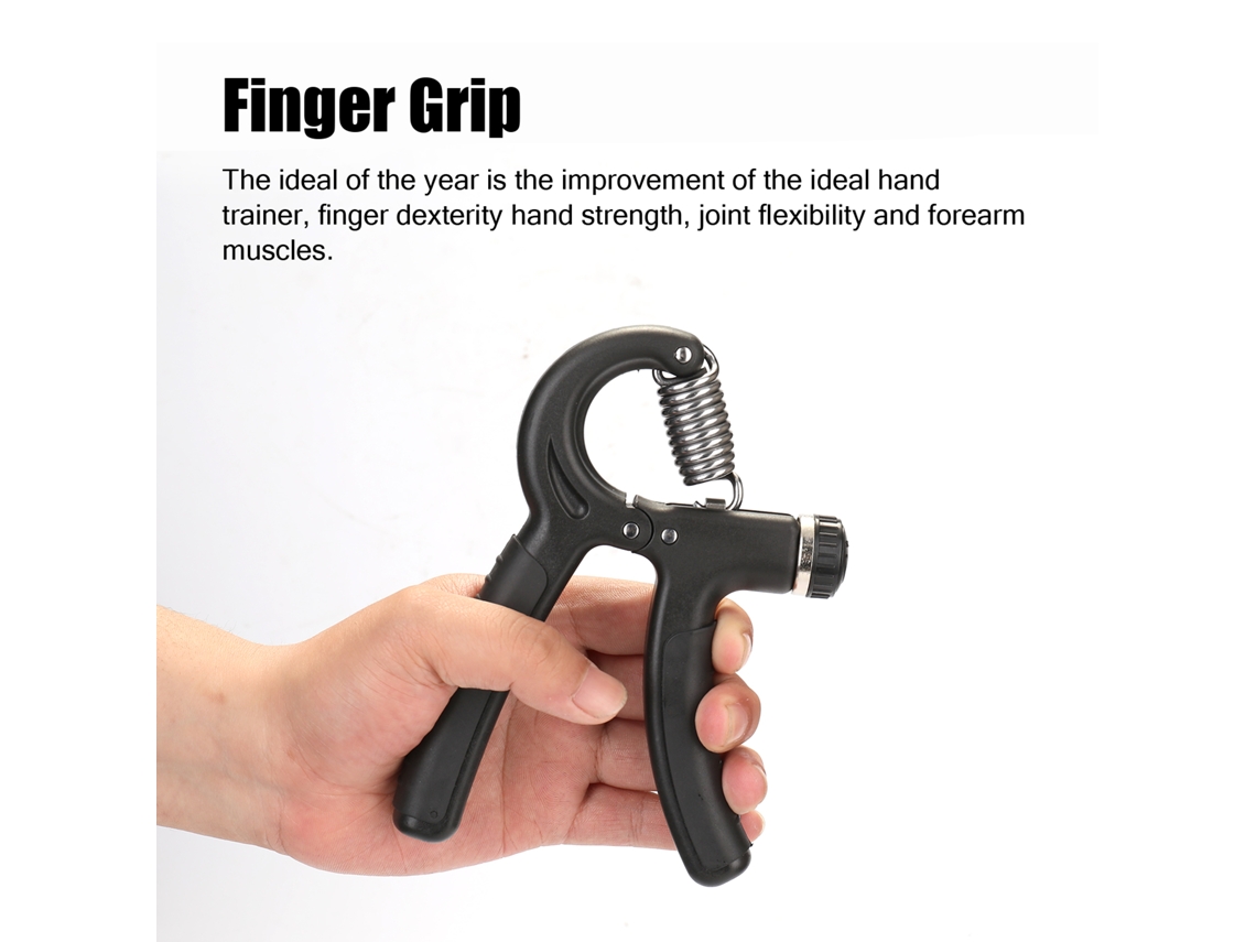 Junli-juego De 5 Ejercitadores De Agarre De Mano De Gel De Sílice Con Banda De Resistencia Para Dedos, Aros De Goma Y Pelota De Ejercicio.
