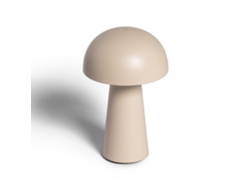Lámpara de mesa LED portátil de 2 W con batería recargable USB Uyanga Beige Ledkia