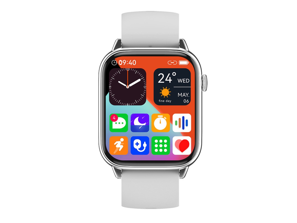 Reloj inteligente Jytgalx con pantalla HD de 1,9 pulgadas, resistente al agua y al polvo, IP68, color plateado
