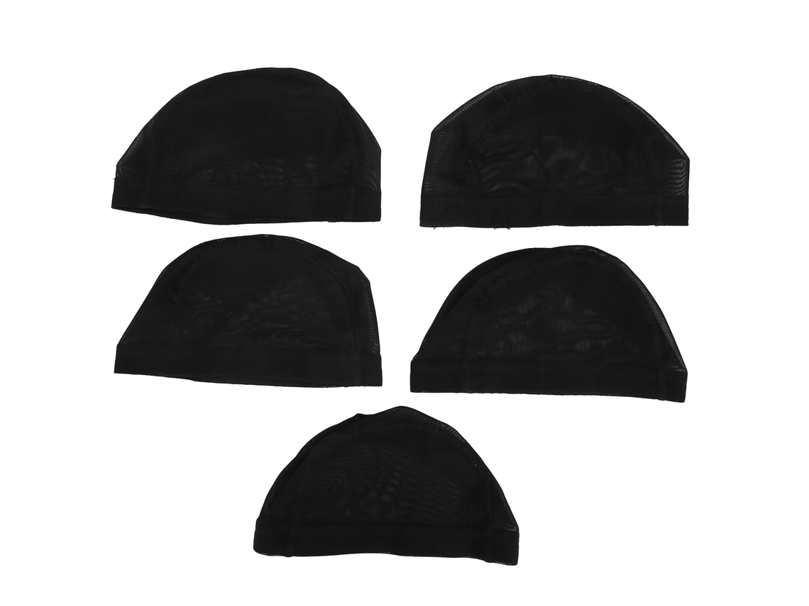 5pcs Gorros De Peluca De Nylon Elásticos Y Transpirables Para Cabeza, 24cm, Ideal Para Maquillaje Y Disfraces