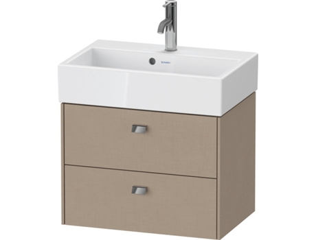 Mueble DURAVIT Brioso de baño de pared Compact 58,4 x 38,9 cm con 2 cajones incl. recorte de sifón y delantal para lavabo Vero Air 236860