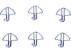 Clips De Dibujos Animados Azules Galvanizados, 50 Unidades, Con Gran Poder De Sujeción.