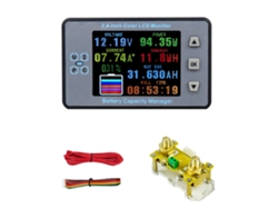 Coulometro De Batería Lcd De 2,4 Pulgadas Con Detección De Corriente Bidireccional Para Automóviles, Vehículos Recreativos Y Bicicletas Eléctricas.