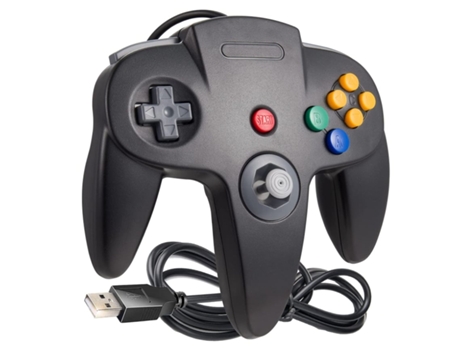 Gamepad Pc USB con cable Gamepad USB con cable Gamepad para Windows Pc Mac Linux Genesis Raspberry Pi Retropie emulador blanco YIZHOOD