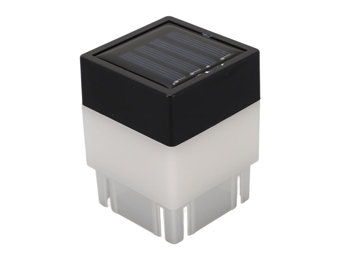 2026-luz De Borda De Poste Solar Led De Luz Amarilla Cálida Para Jardín Y Patio