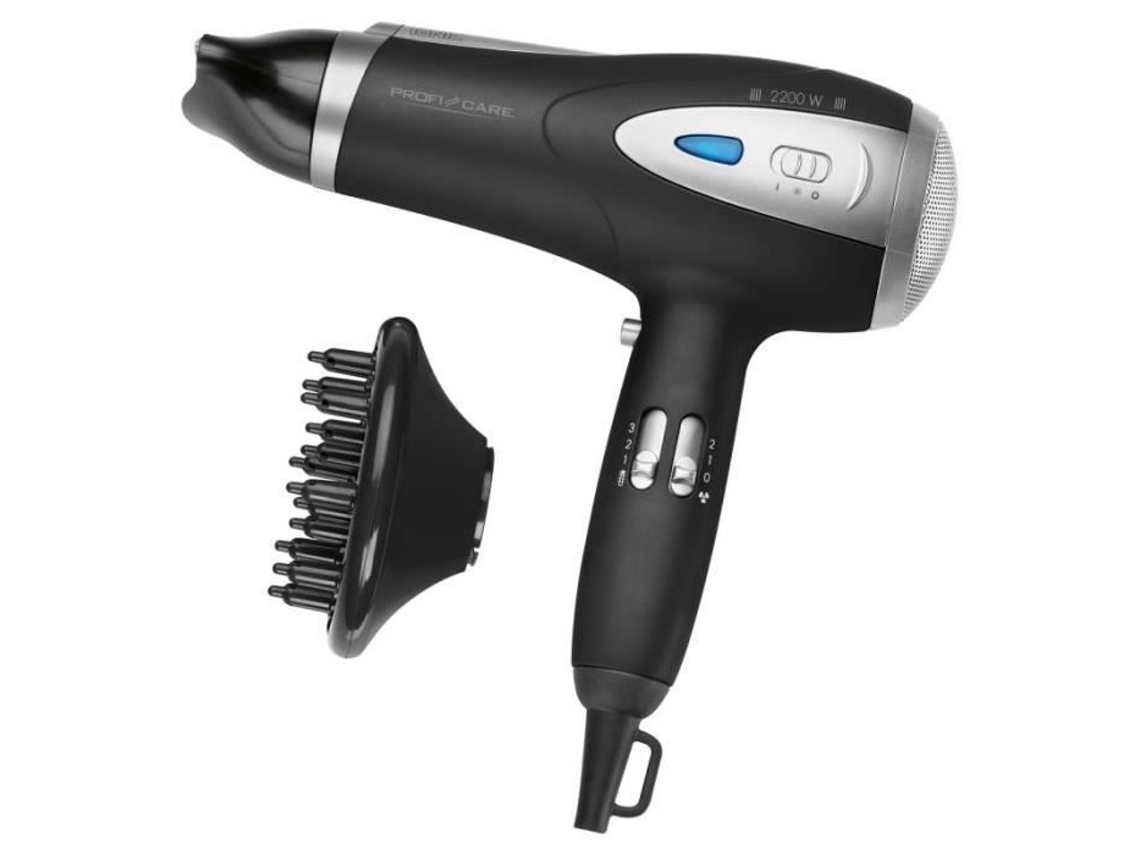 PROFICARE Secador de pelo profesional 2200W Negro Pc-Htd3113-Negro