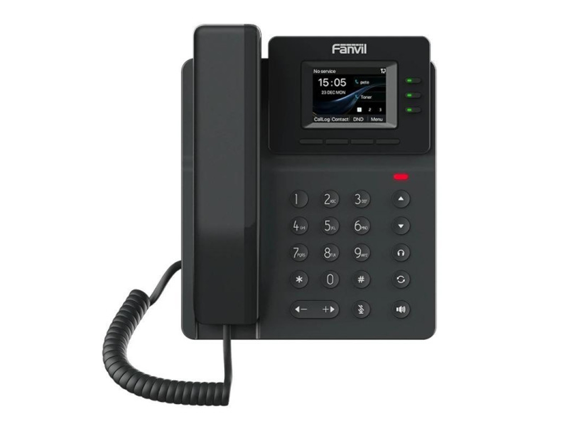 Teléfono Fanvil V60p IP de 2,4 colores, PoE, 4 líneas