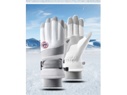 Guantes de esquí de invierno para hombre y mujer, impermeables, resistentes al viento, cálidos y gruesos. Talla única. 2311. Chennnls.