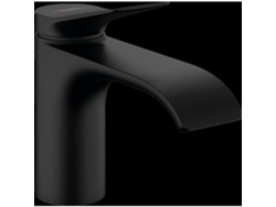 Hansgrohe Vivenis Mezclador de lavabo con desagüe y desagüe negro mate 75010670