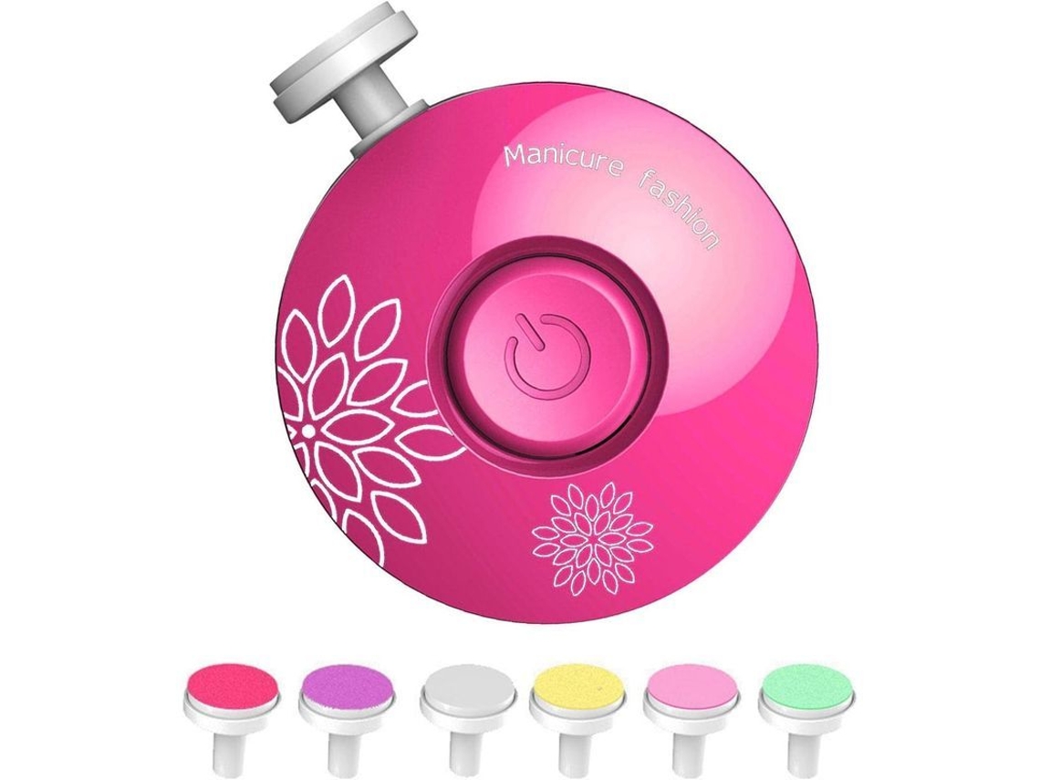 Cortauñas Eléctrico Para Bebé Con 6 Cabezales De Lijado - Set De Manicura