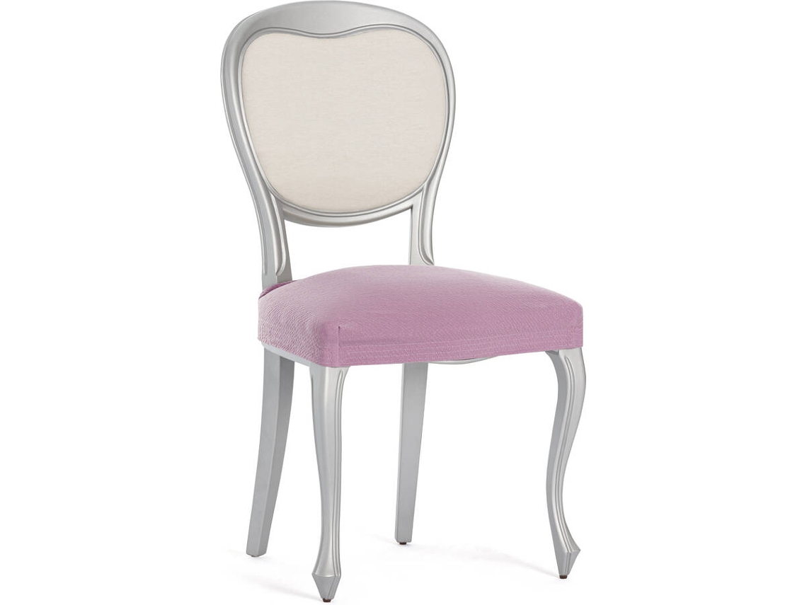 Funda de Silla EYSA Premium Bronx Pack de 2 Fundas Tejido Multielástico (50 x 50 x 5 cm - Poliéster - Rosa)