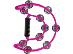 Pandereta De Mano De Doble Fila Con Mango Ergonómico Para Fiestas Y Educación Musical