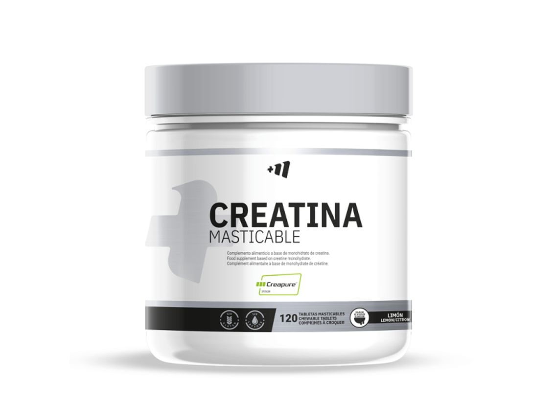 Creatina Monohidrato (creapure®) - 120 Tabletas Masticables Limon Masmusculo