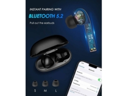Auriculares Bluetooth inalámbricos verdaderos J3Pro 803-Xw2 Micrófono interno con cancelación de ruido Blanco VEANXIN