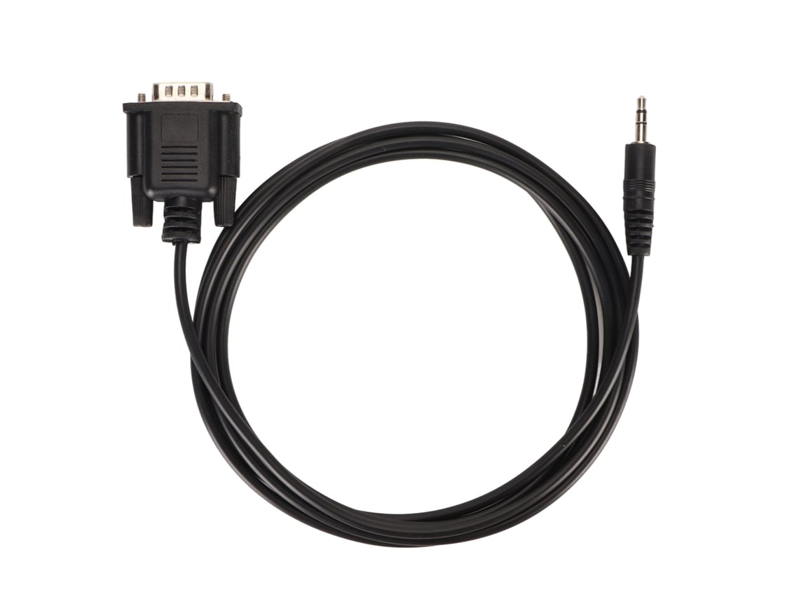 Cable Serie Rs232 Db9 Macho A Dc3.5mm Macho, Plug And Play, Pvc Resistente Al Desgaste, Portátil.