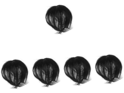 5pcs Peluca De Cabello Pièces Pelucas Pour Mujers Extensións X Fins Postiches Courts Topper