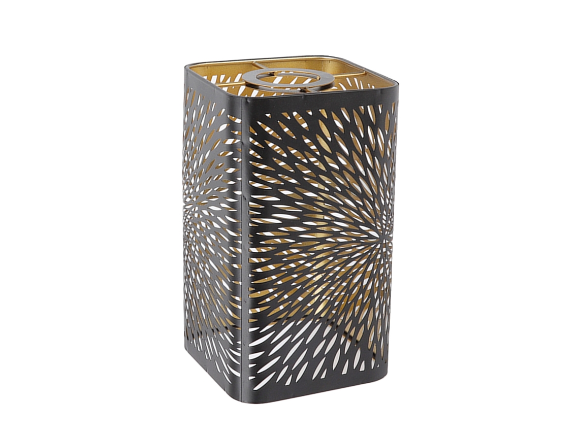 Lámpara de mesa de hierro forjado con diseño calado CHABERLU