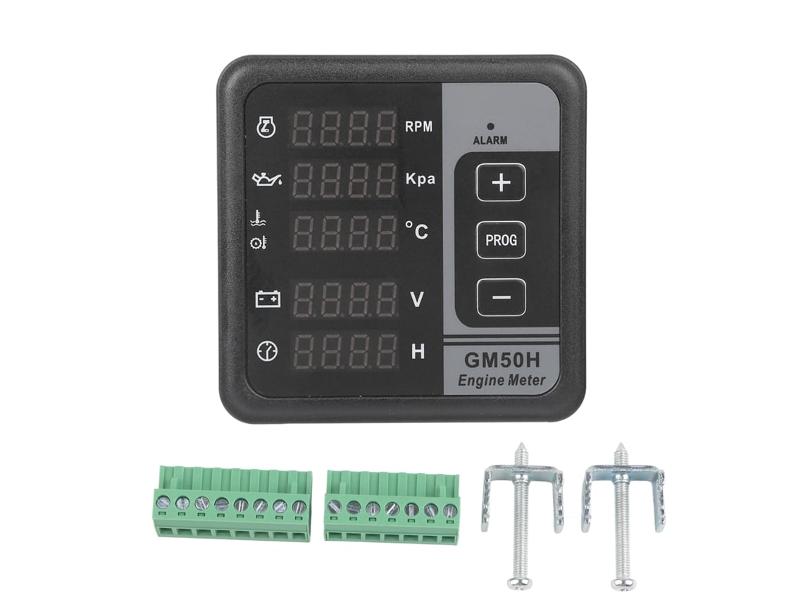 Velocímetro digital GM50H para motor, accesorio multifuncional de alta precisión para generador, multifuncional