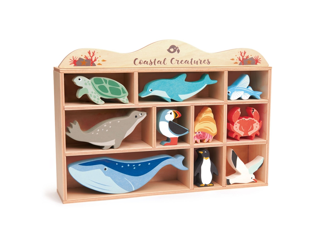 Figuras de Acción TENDER LEAF TOYS (Madera - Beige - 37,7 x 7,7 x 22,3 cm)