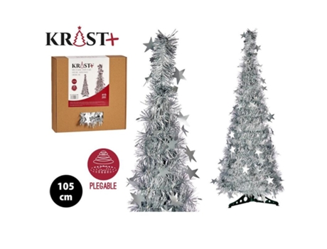 Árbol de Navidad 105 cm espumillon plata 90666
