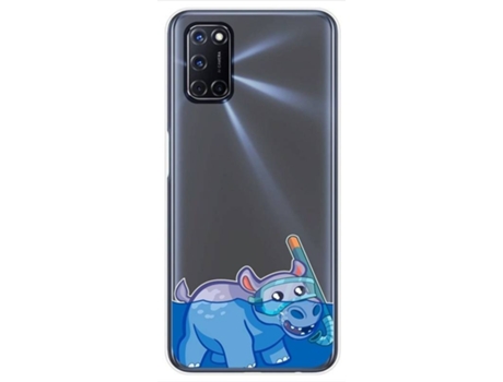 Carcasa Oppo A52 TUMUNDOSMARTPHONE Dibujos Transparente Multicolor