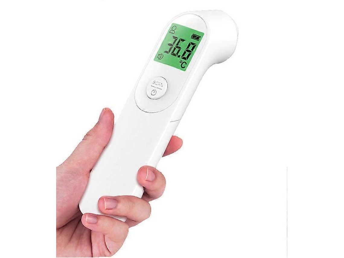 Termómetro infrarrojo de frente, termómetro médico sin contacto, termómetro digital con pantalla LED, alarma de fiebre y función de memoria. GOKOCO