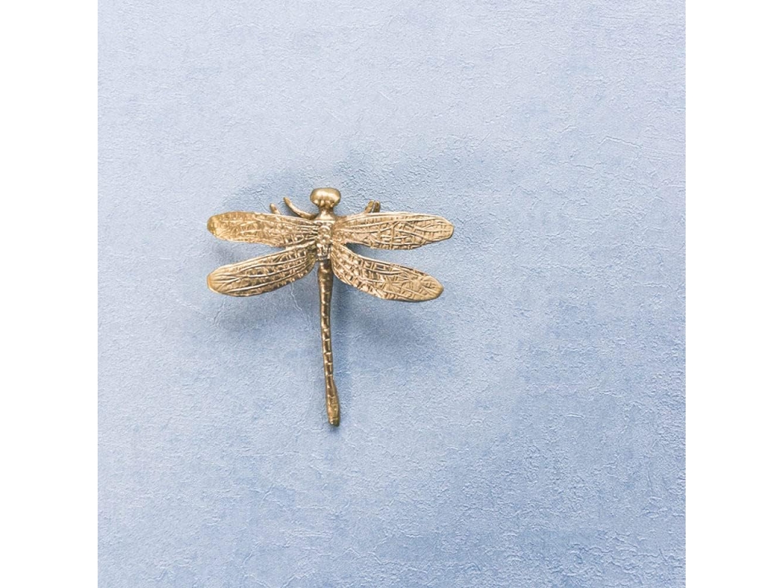 Tirador De Puerta De Latón Estilo Retro Americano Europeo Con Forma De Mariposa Pequeña Y Orquídea