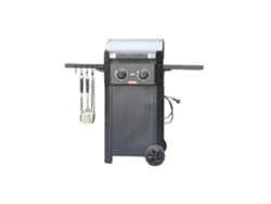 Barbacoa Eléctrica BARBECOOK E-Luca (121,4 x 60,3 x 112,3 cm - Negra)