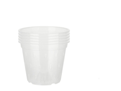 Macetas Para Orquídeas Con Agujeros Transparentes, Plástico Pp, Para Interior/exterior, 7 Pulgadas.