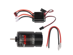 Motor De Escobillas 550 Con Esc Para Coche Rc Todoterreno A Escala 1/10 Hpi Wltoys Kyosho - Piezas De Repuesto De Cobre Y Hierro