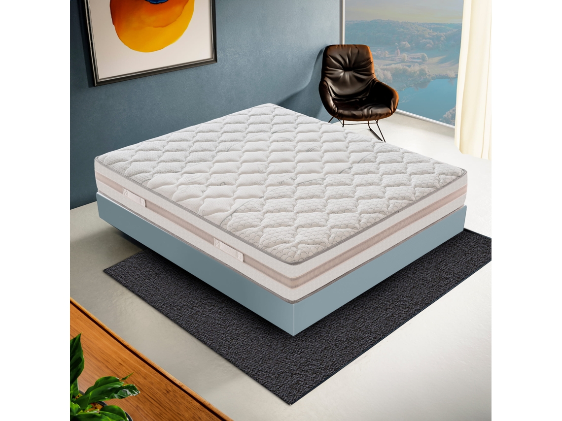 Colchón Ilovesleep Relax (150x200x25 cm, muelles ensacados + espuma viscoelástica)
